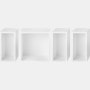 Mini Stacked Storage System - Configuration 2,  White