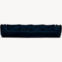 Pillo Sofa -  Four Seater,  Standard or Deep,  Iseo,  Dark Blue