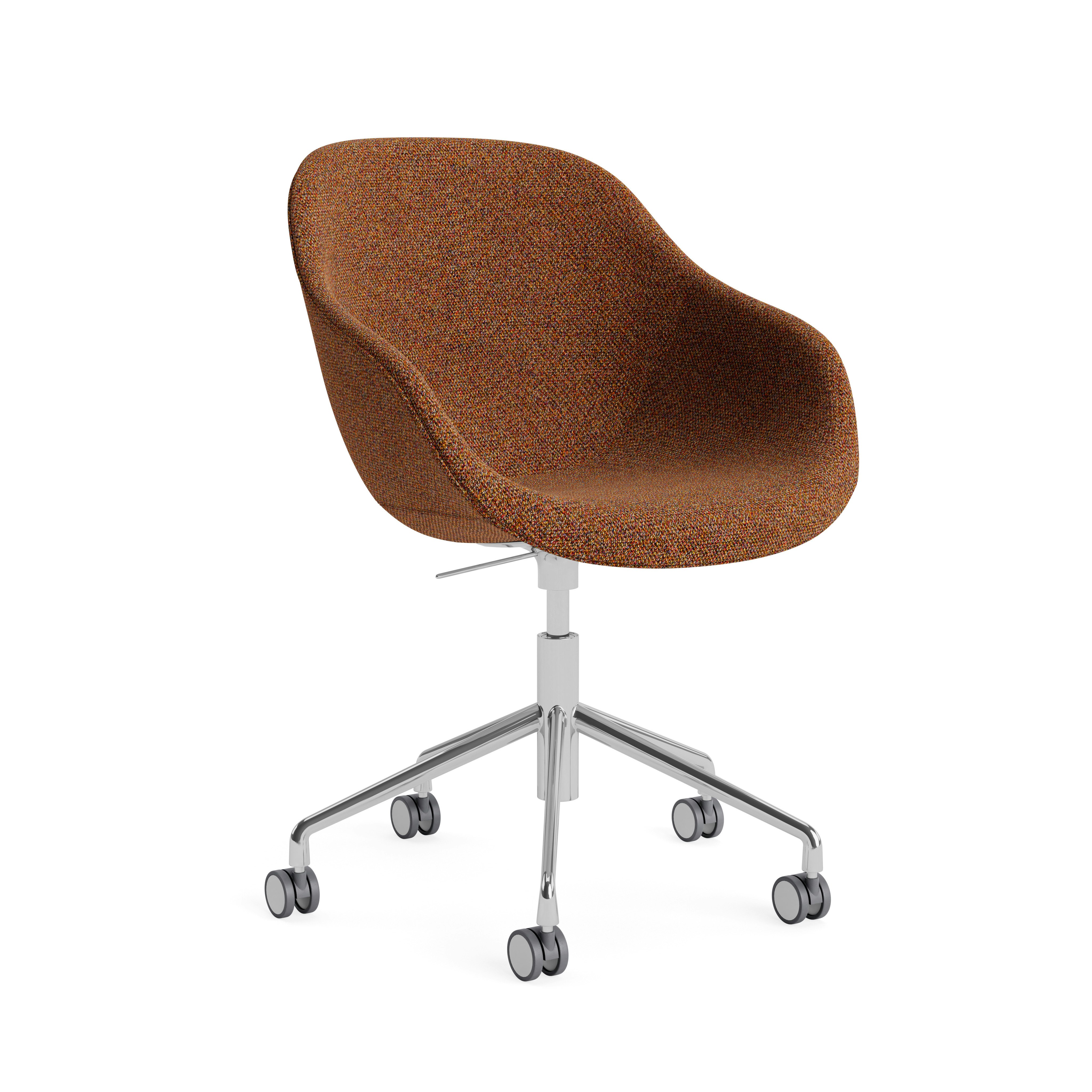 AAC 153 - Uph Task Armchair - Loft, 500 Flame - Polished Aluminum