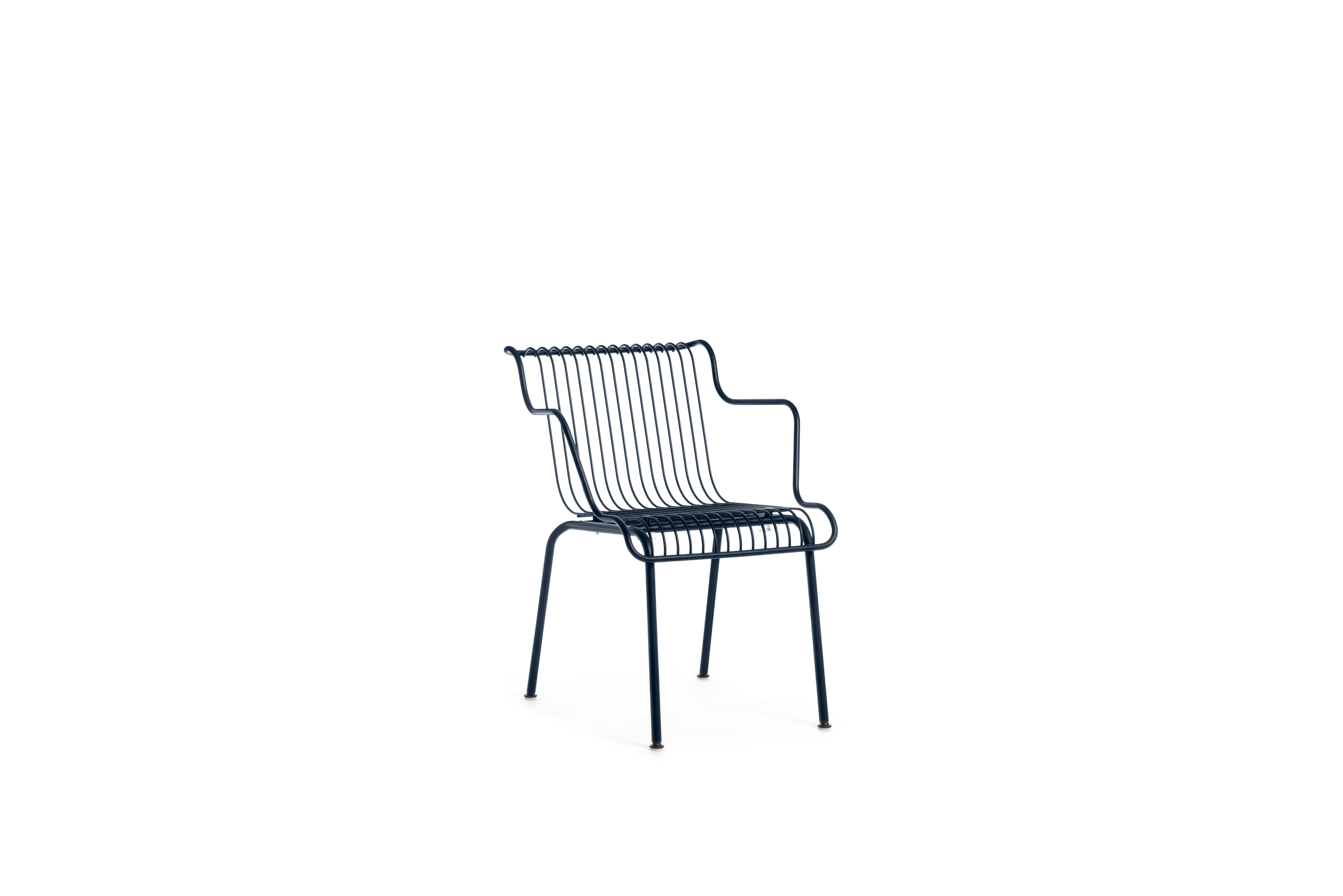 South Outdoor Dining Armchair - Night Blue