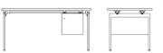 Antenna Desk with Storage