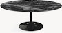 Saarinen Coffee Table - Polished Coated Marble,  Portoro Marble,  Black