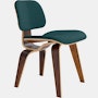 Eames Molded Plywood Dining Chair Wood Base (DCW) in Santos Palisander,  Beck,  Appalachian 025