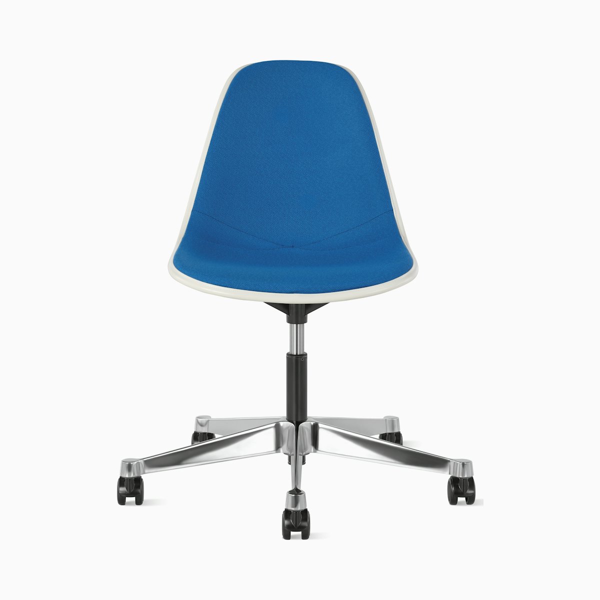 Eames Upholstered Molded Plastic Task Side Chair Eames Upholstered Molded Plastic Task Side Chair