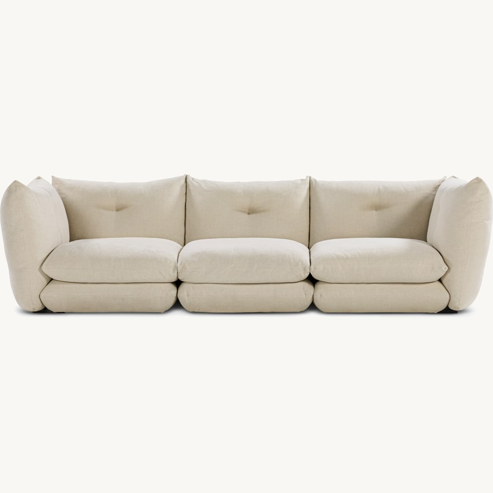 Perron Pillo Three Seater Sofa | Stylish Comfort | Knoll