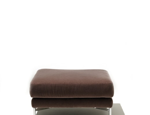 Divina Lounge Collection Ottoman in Espresso Knoll Velvet