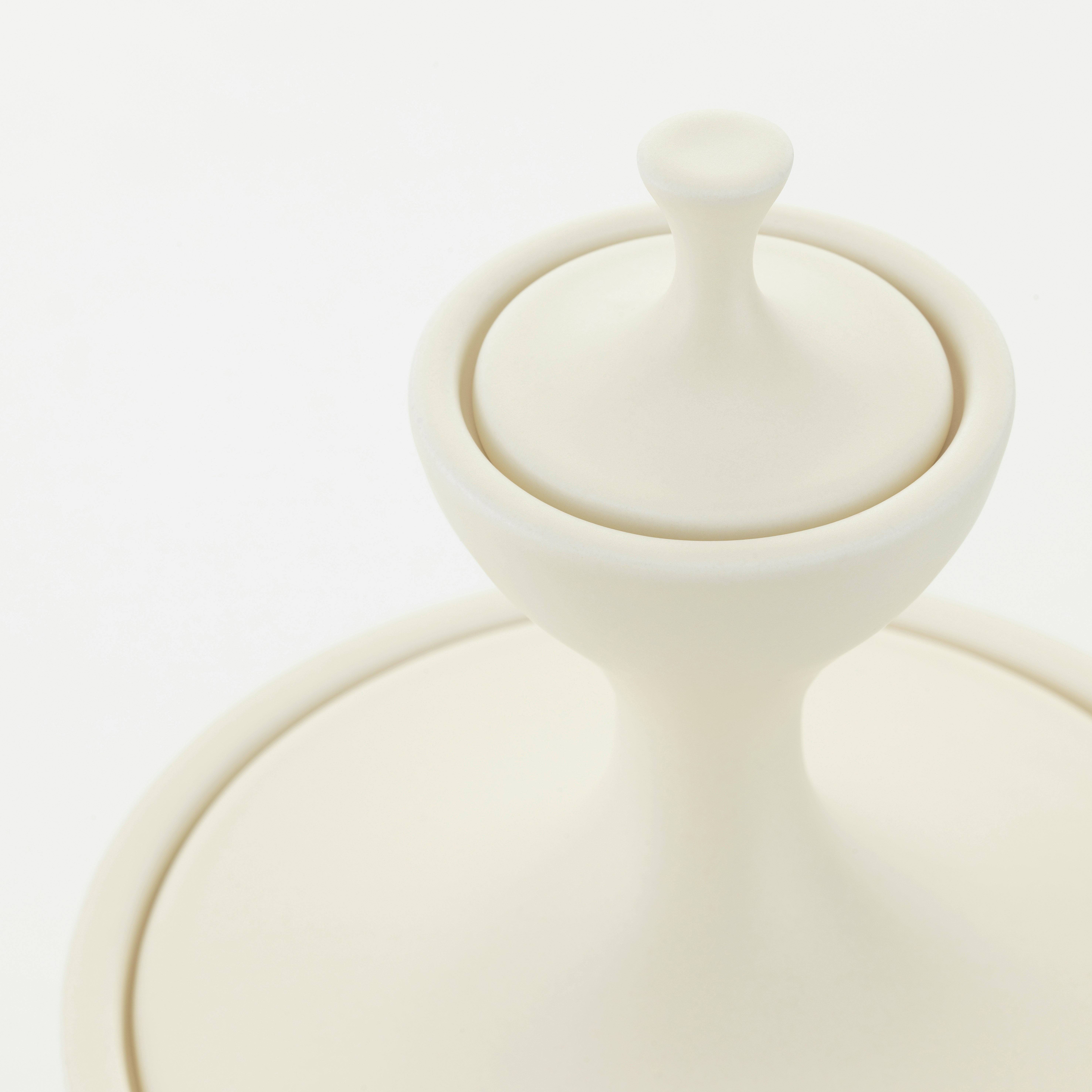 Ceramic Containers - No. 1, Cream
