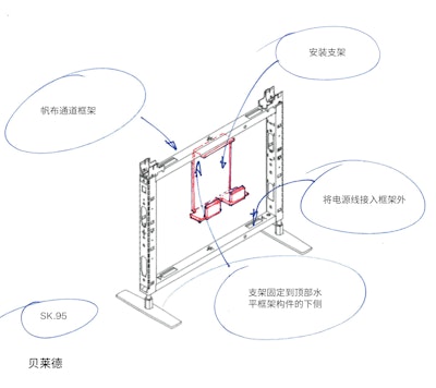 贝莱德项目团队手写笔记的设计草图