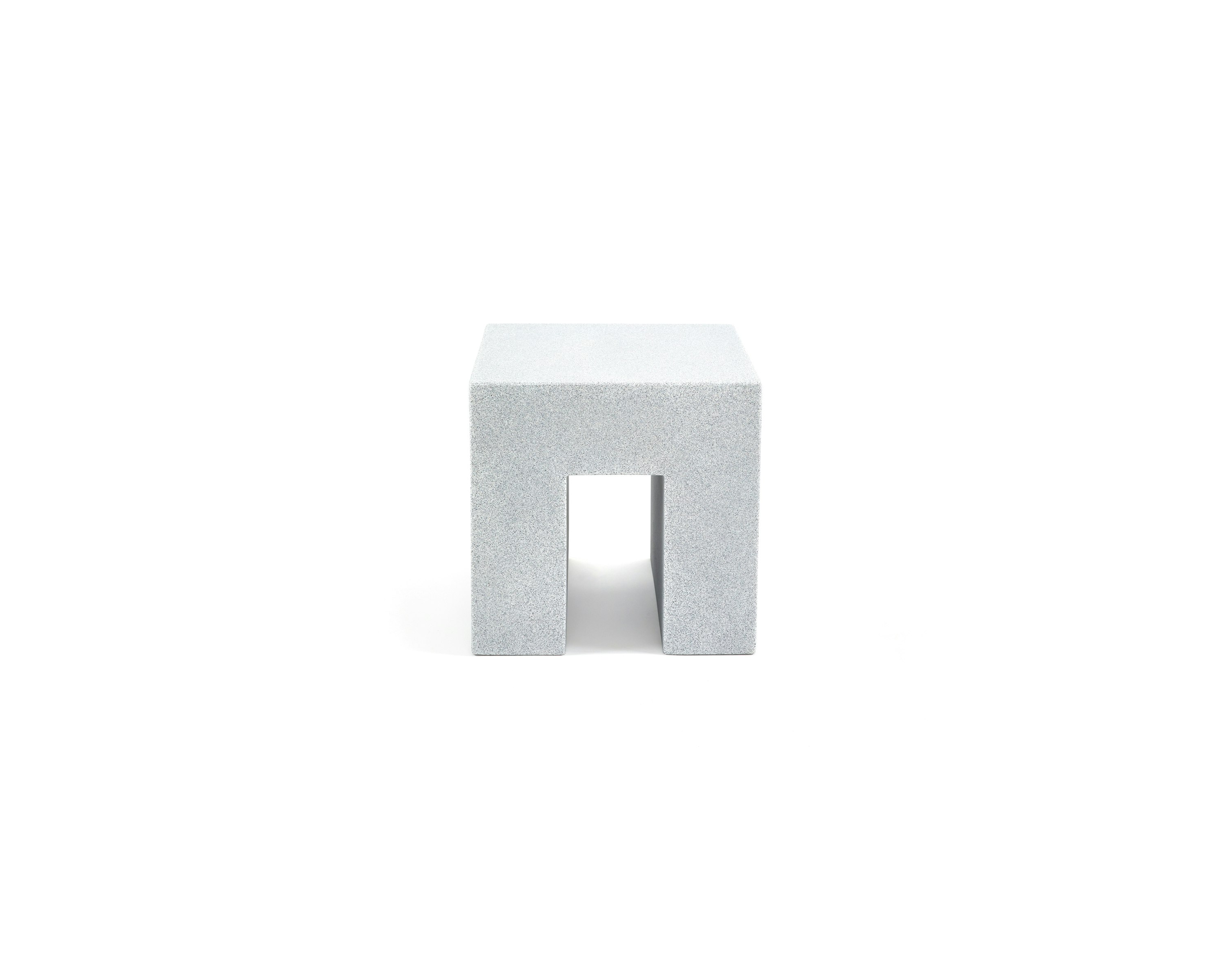 Vignelli Cube - Heller Stoned White Granite