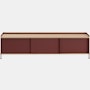 Enfold sideboard 186x45 h48 oak deep red