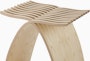 Close up detail of the interlocking fingers of the Capelli Stool.