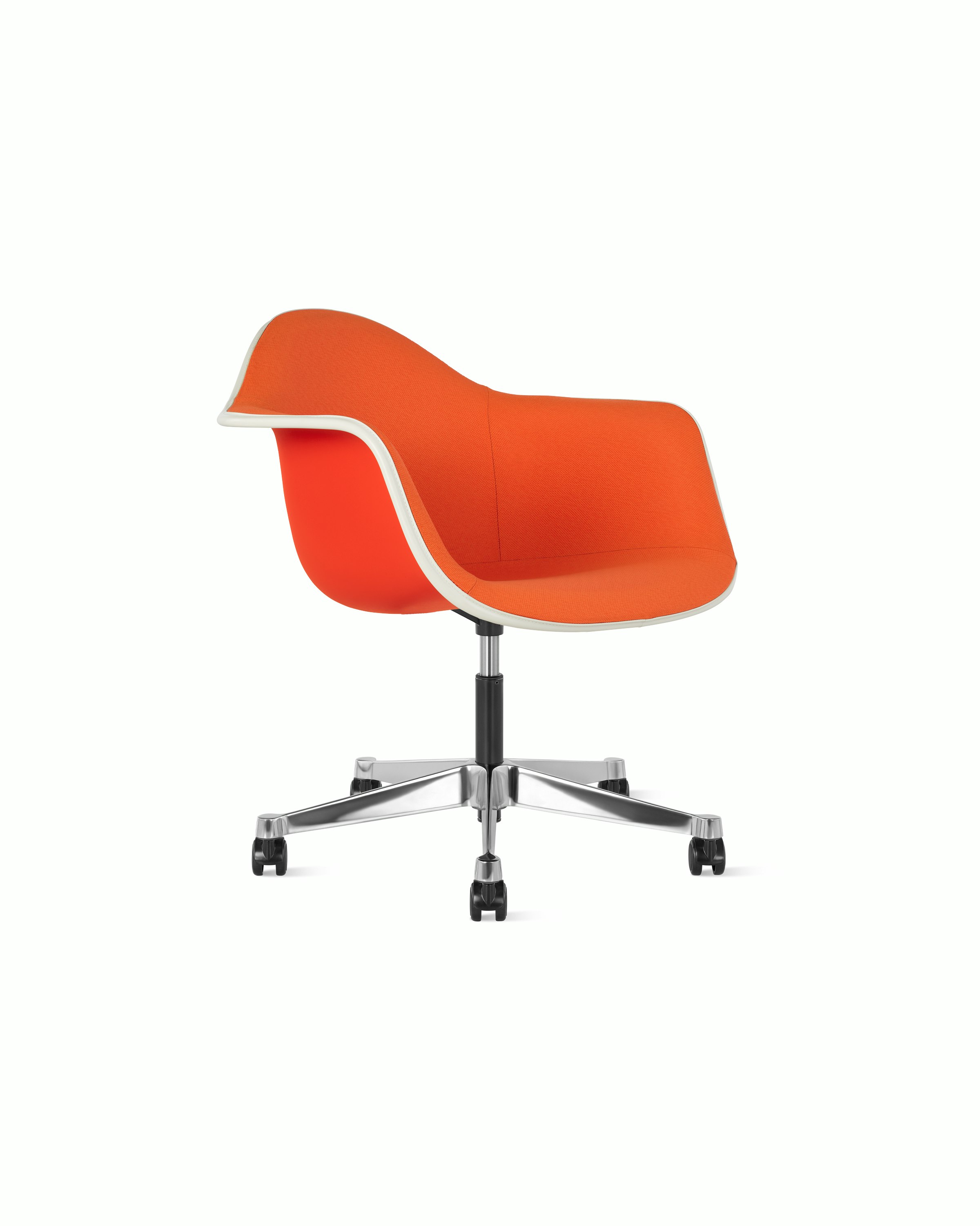 Eames Upholstered Molded Plastic Task Armchair