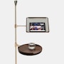 Galimede Library Stand in Walnut