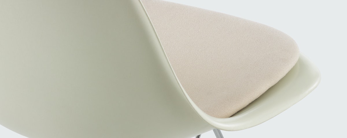 Eames Molded Fiberglass Side Chair With Seat Pad Design Within Reach Eames Molded Fiberglass Side Chair With, Eames Molded Fiberglass Side Chair With Seat Pad