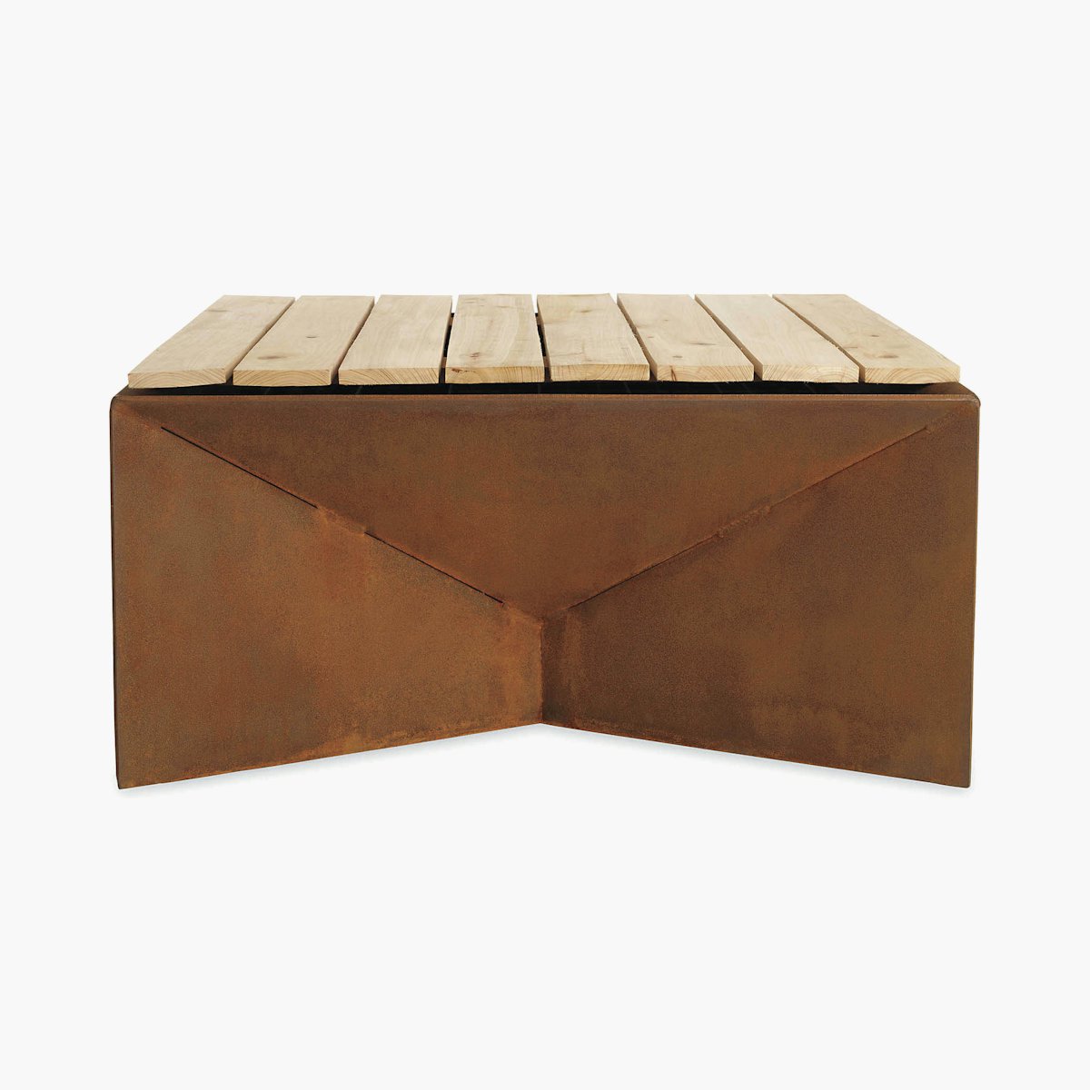Cedar Top for Plodes Geometric Fire Pit Cedar Top for Plodes Geometric Fire Pit