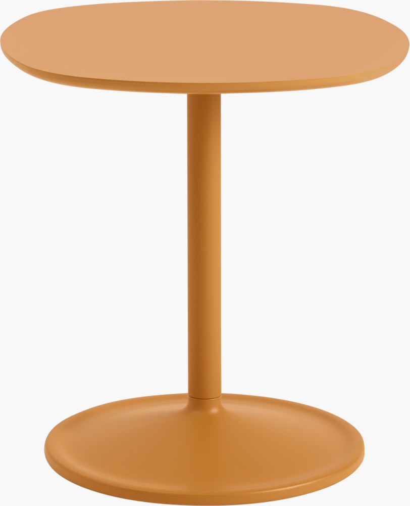 Soft Side Table - Rounded Square 18.9",  17.7,  Orange / Orange, "