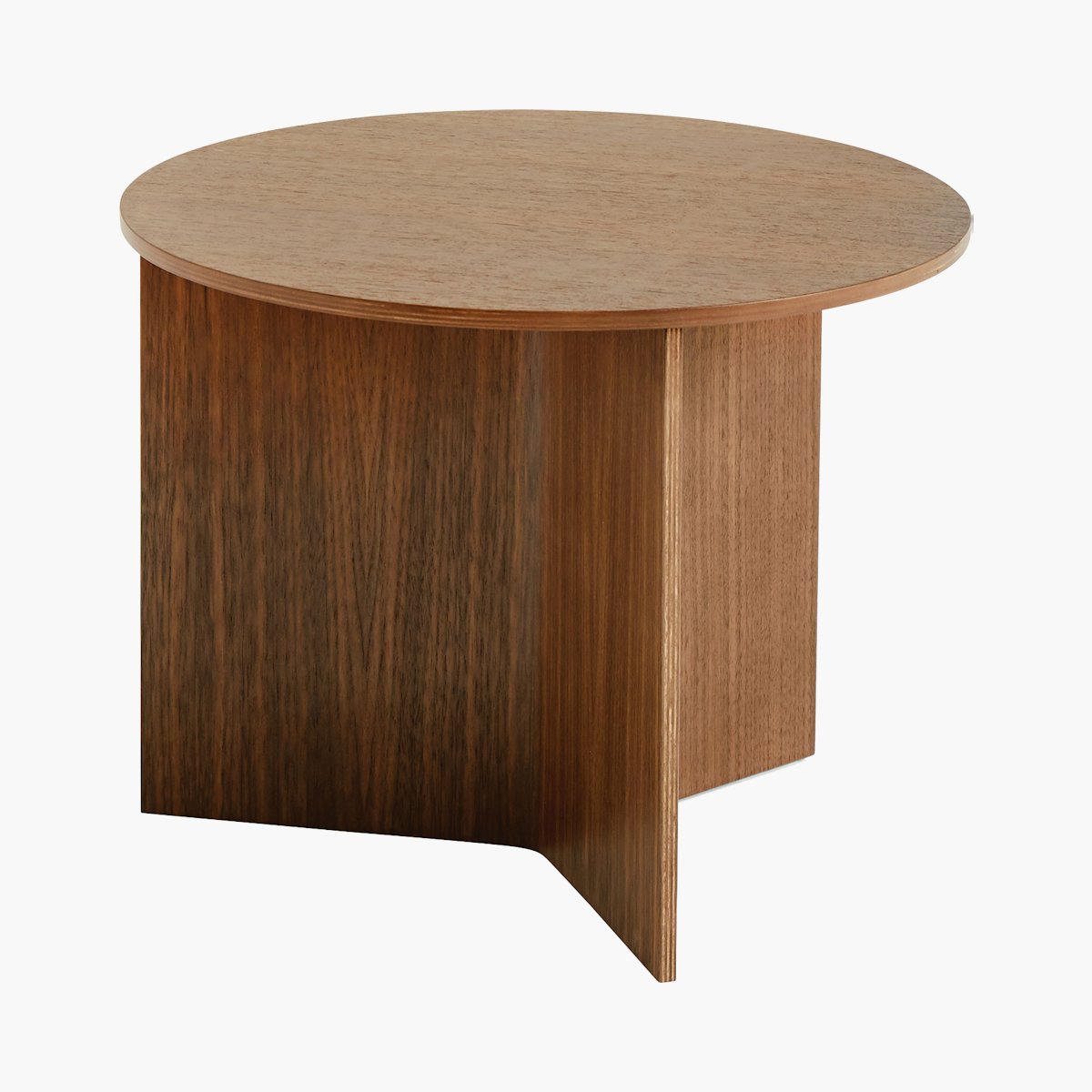 Wood Slit Side Table Wood Slit Side Table, Walnut