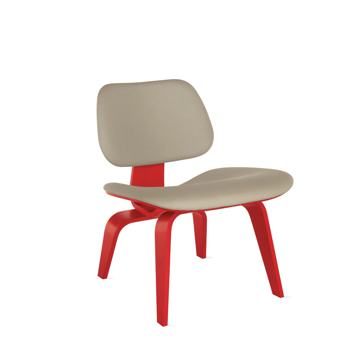 Eames Molded Plywood Lounge Chair Upholstered (LCW.U)