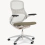 Generation Chair - Light, High Performance, Meteor, Generation, Desert, Polished Aluminum, Hard Wheel