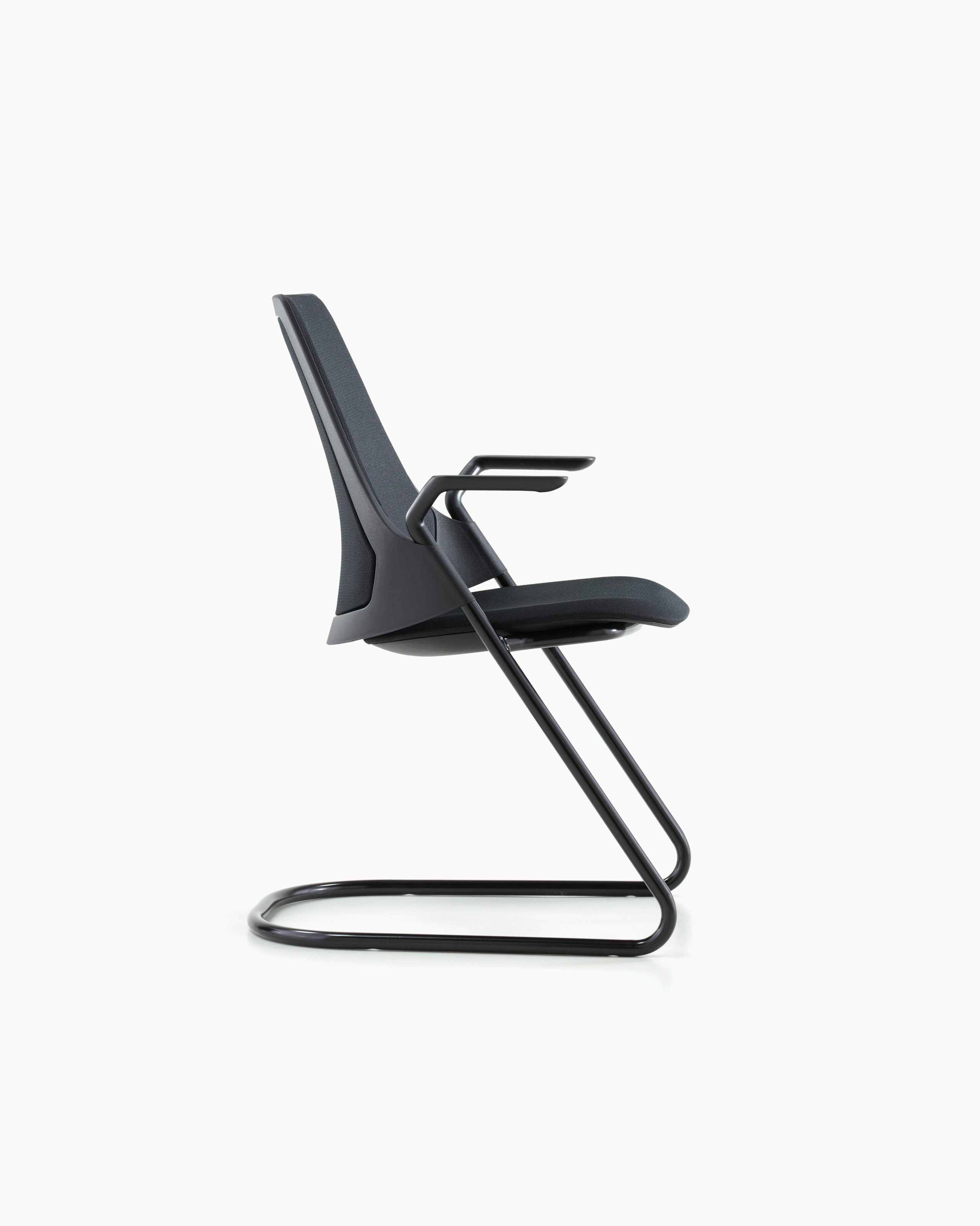 Sayl Side Chair, Sled Base