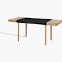 New Canaan Leatherwrap Sit-to-Stand Desk New Canaan Leatherwrap Sit-to-Stand Desk, 2 Drawers