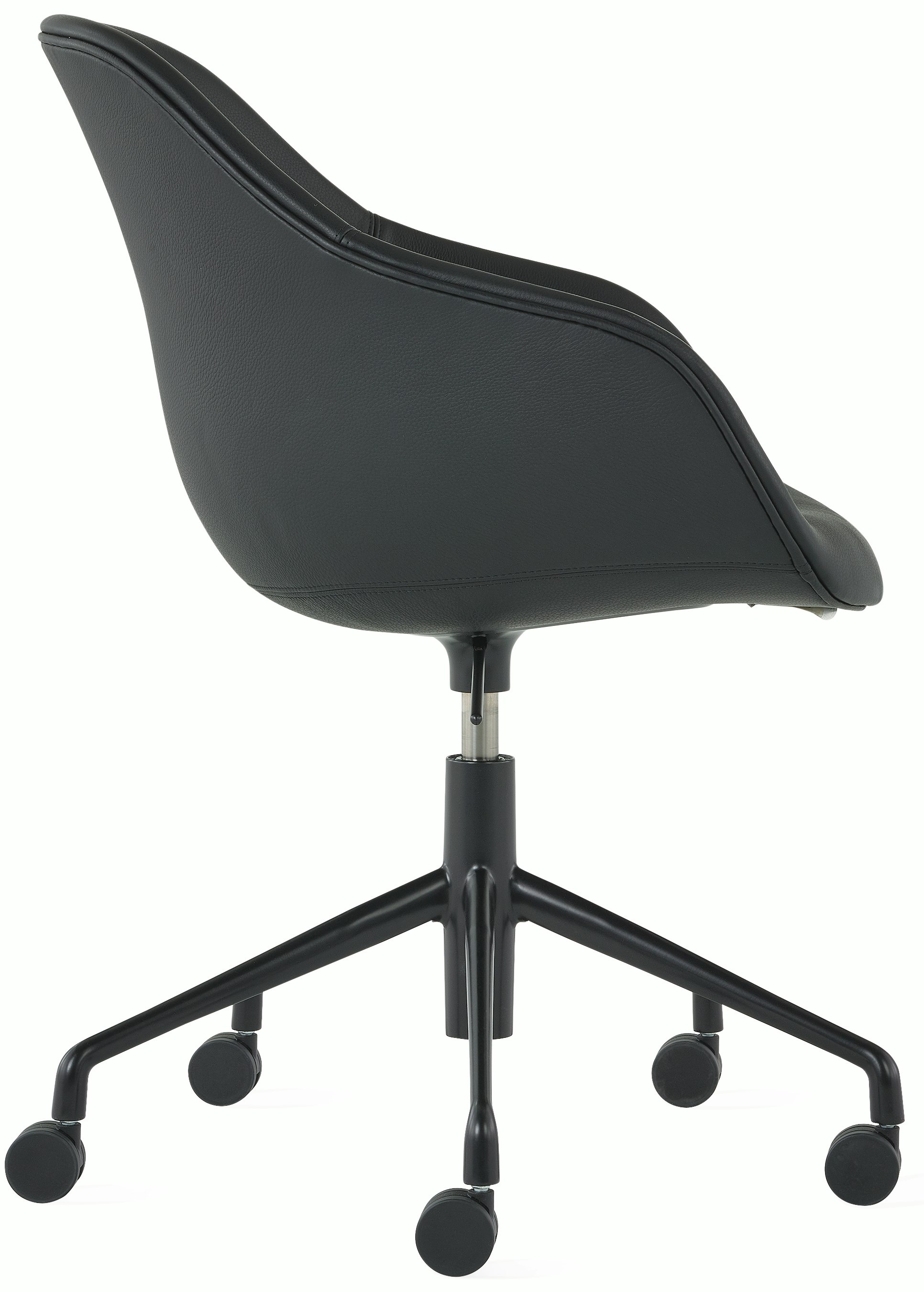 A side view of the AAC 153 About A Chair Task Armchair.