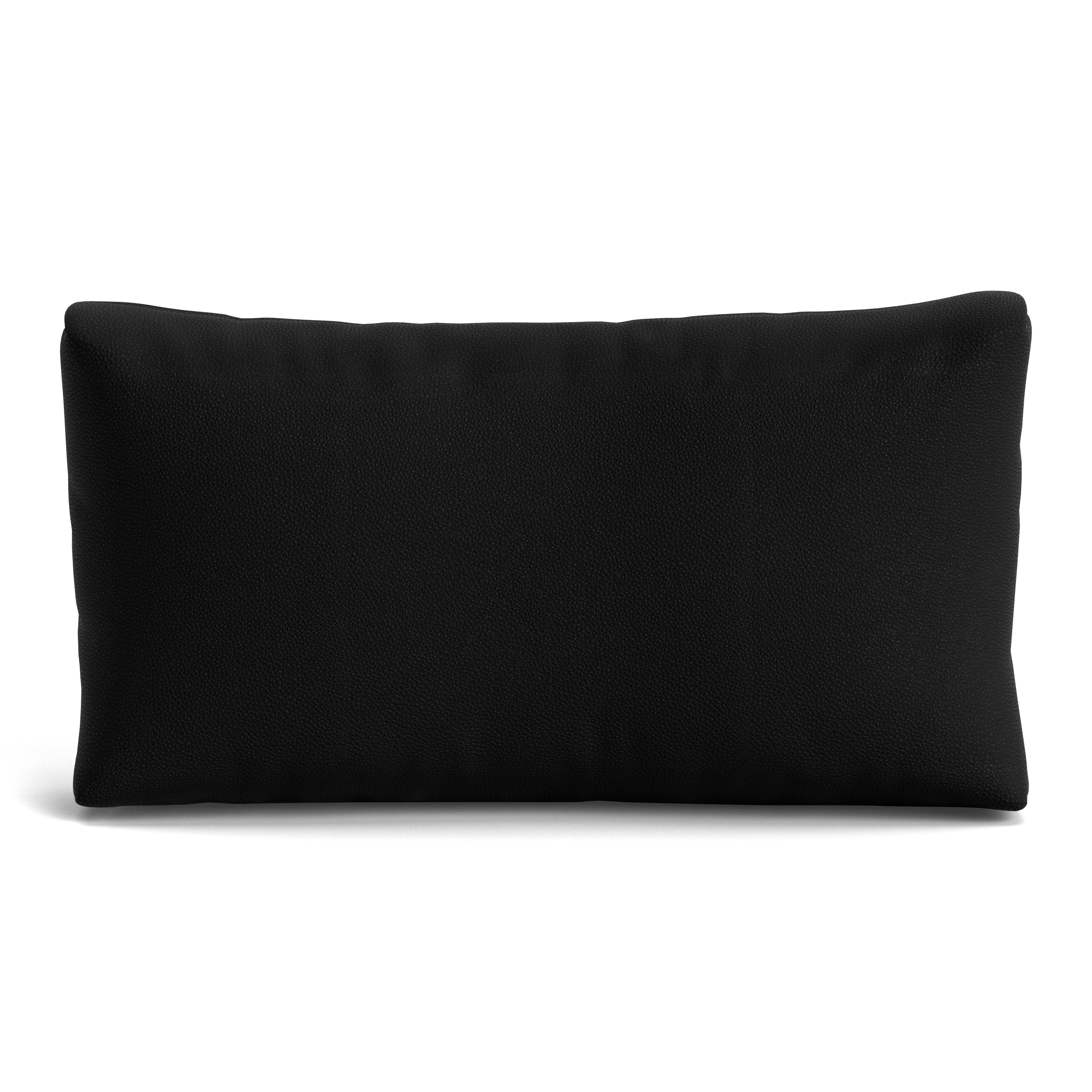 Mags 10 Cushion in Obsidian Leather