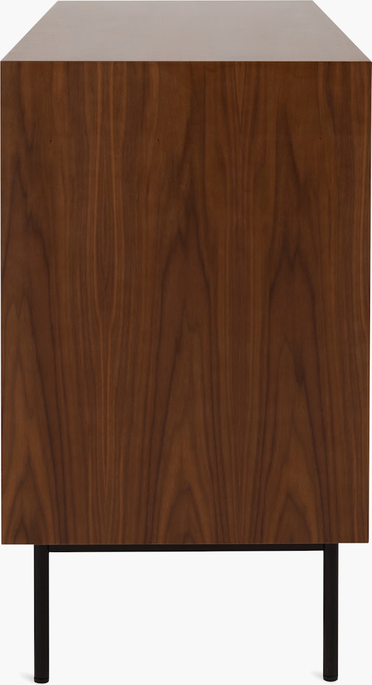 Loop Credenza - Walnut,  Black