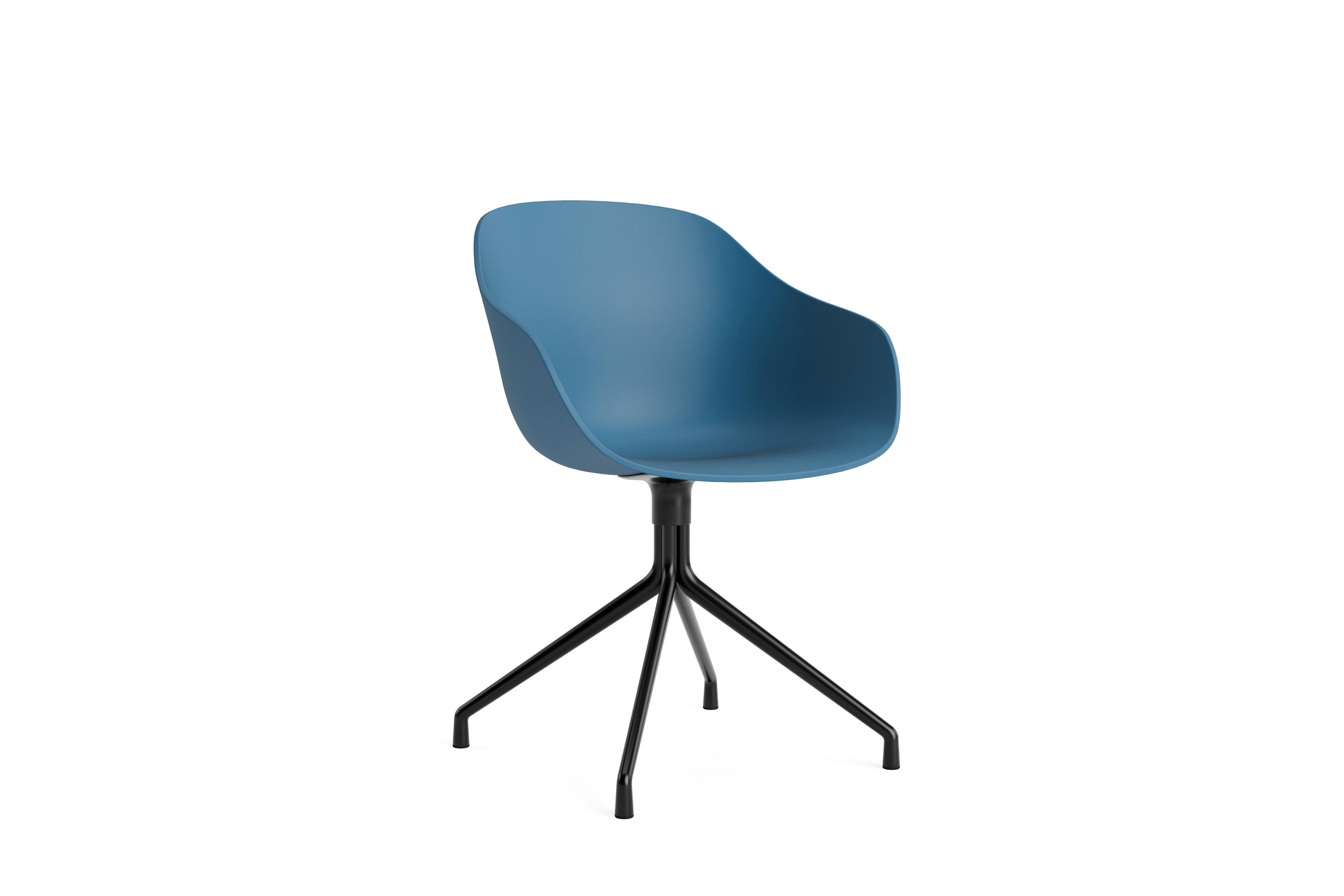 AAC 220, with Azure Blue shell, and black base, viewed from angle