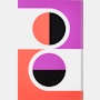 Nelson Pop Art Two Split Circles Poster