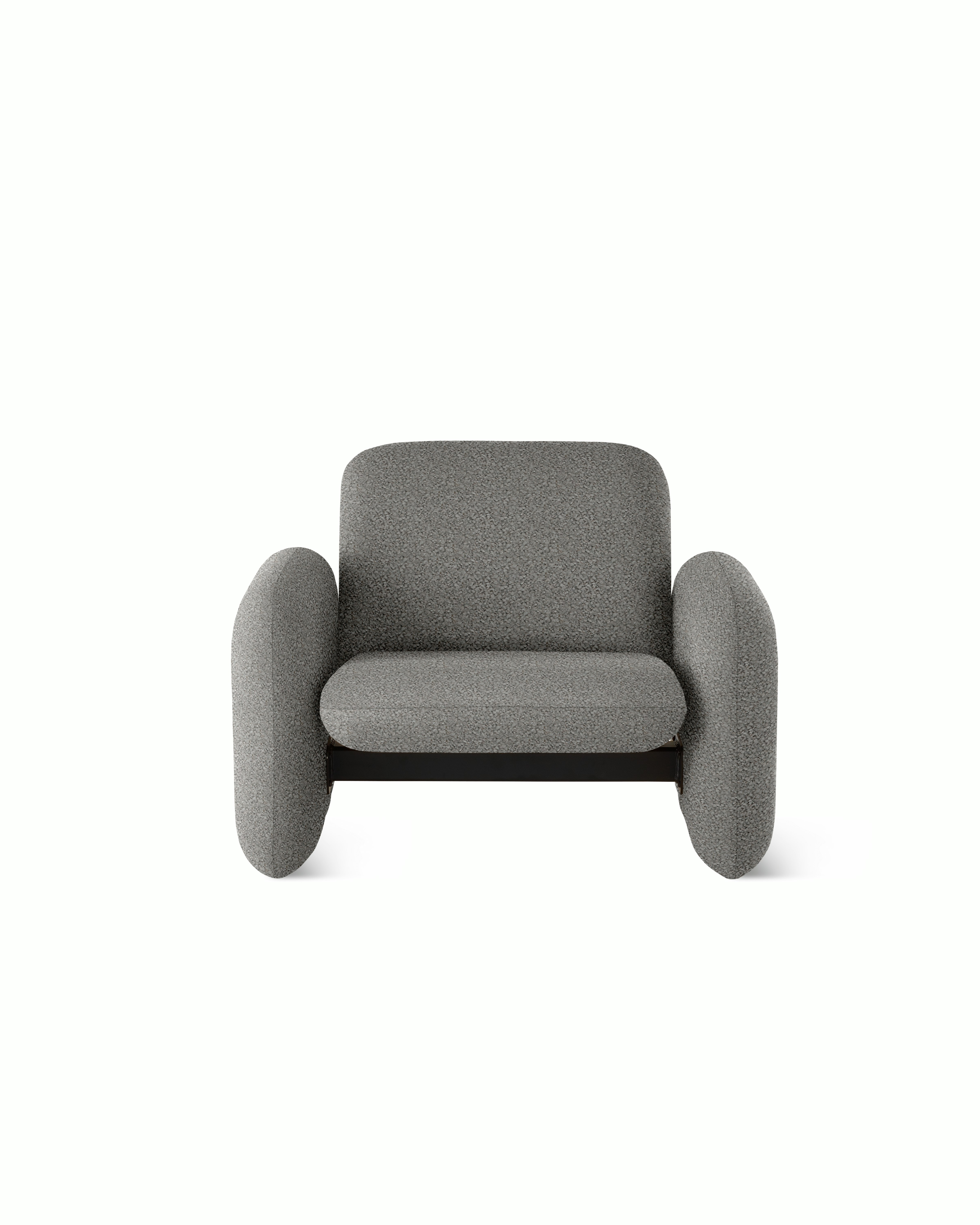 Wilkes Modular Sofa Group Chair - Whim,  Pewter