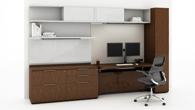 A Reff Private Office and task chair on a white background