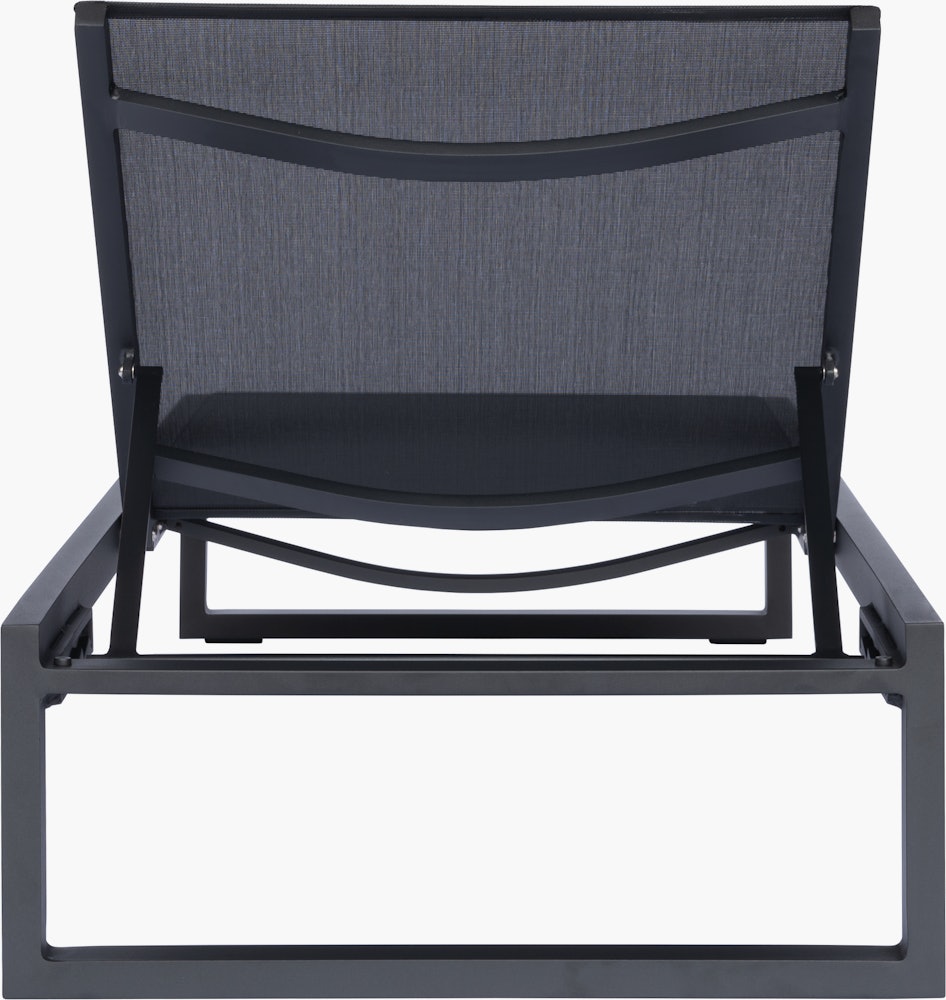 Eos Chaise Lounge in Black