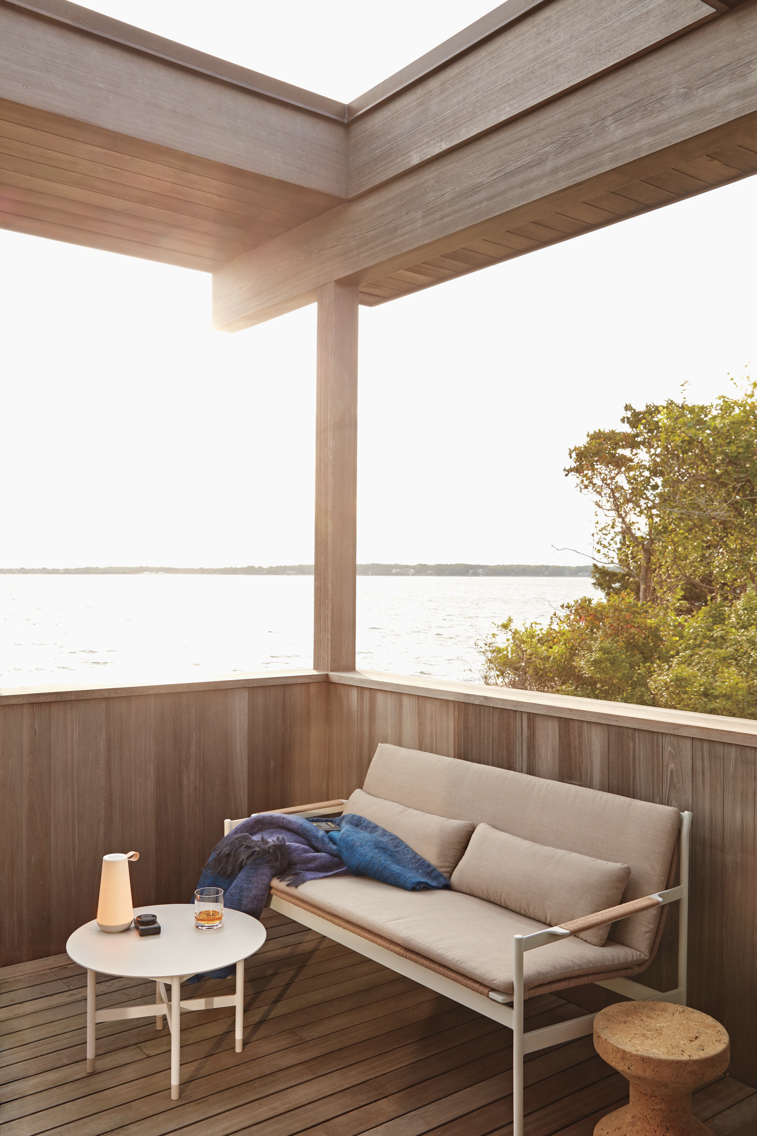 Sommer Two Seater Sofa with Sommer Side Table