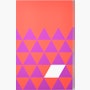 Nelson Pop Art Purple Triangles Poster Nelson Pop Art Purple Triangles Unframed Poster