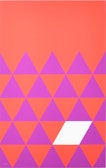 Nelson Pop Art Purple Triangles Poster