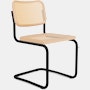 Cesca Chair - Cane,  Natural Beech,  Black