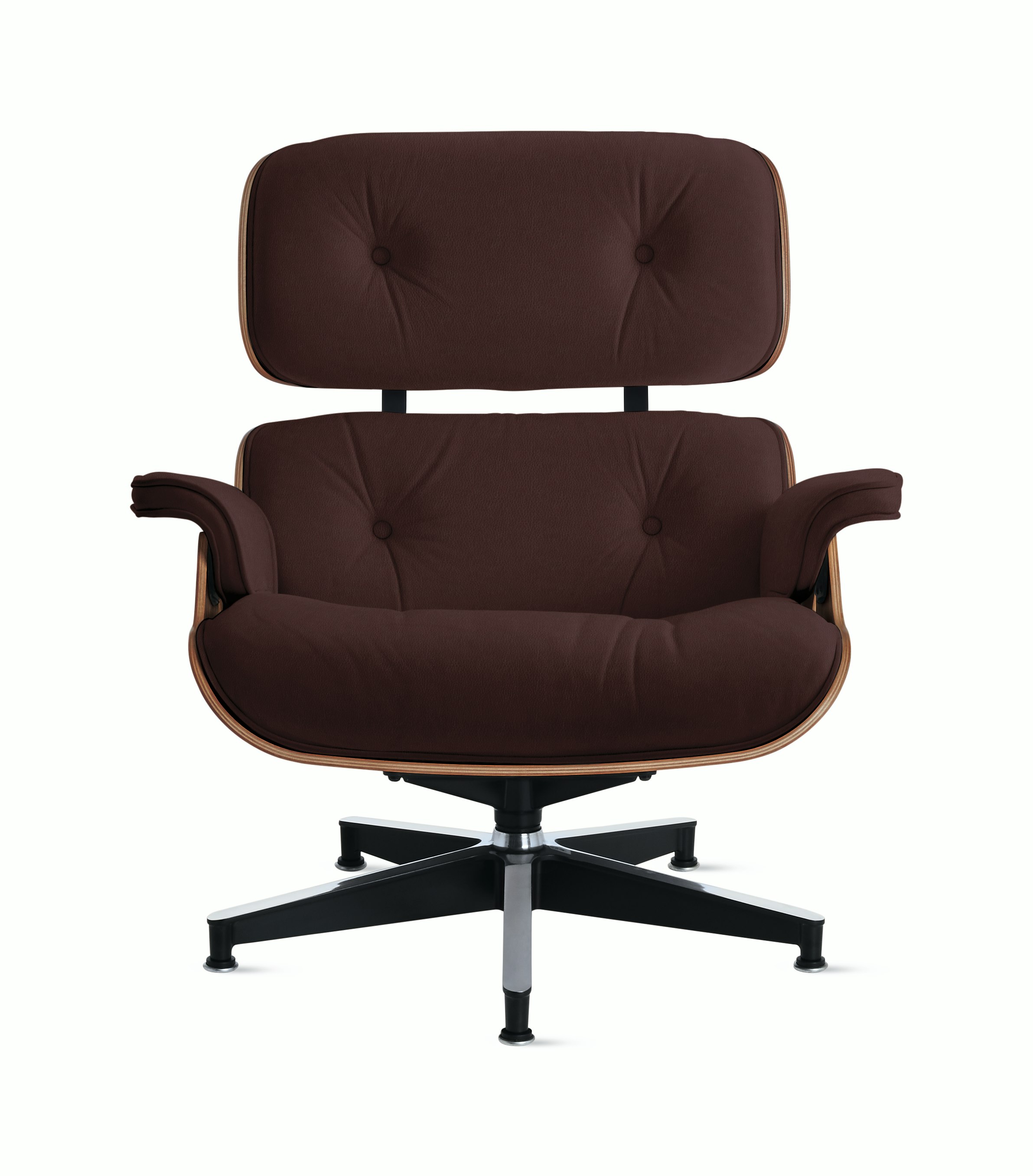 Eames Lounge Chair in Prone and Stow leathers