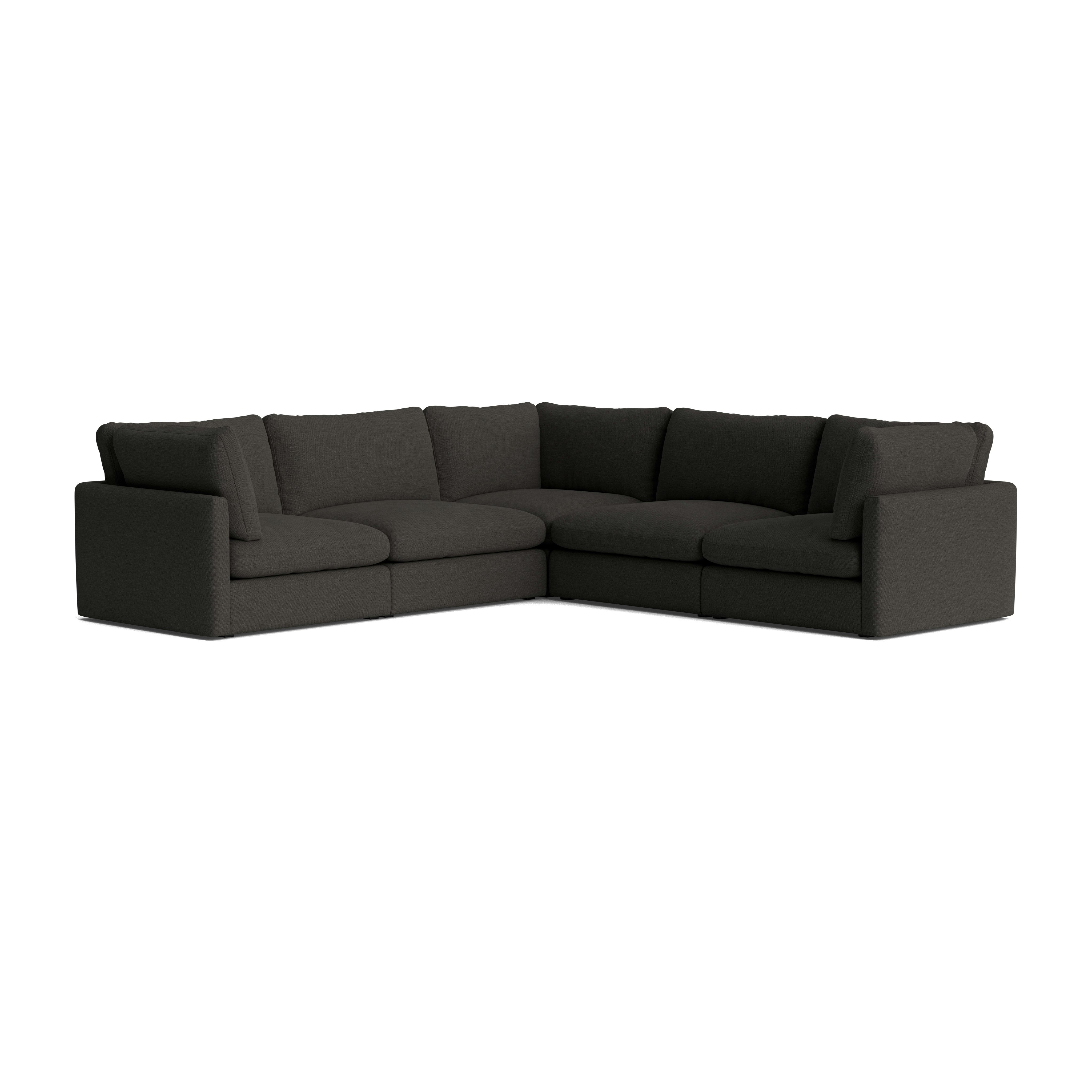 Hackney Lounge Compact Corner Sectional - Mode, 005 Talus