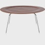 Eames Molded Plywood Coffee Table Metal Base