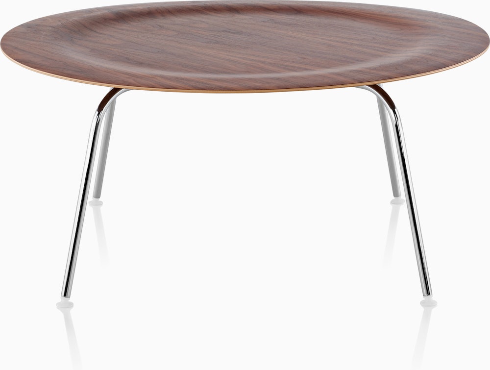 Eames Molded Plywood Coffee Table Metal Base