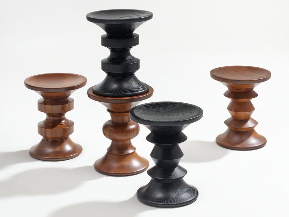Eames Turned Stools
