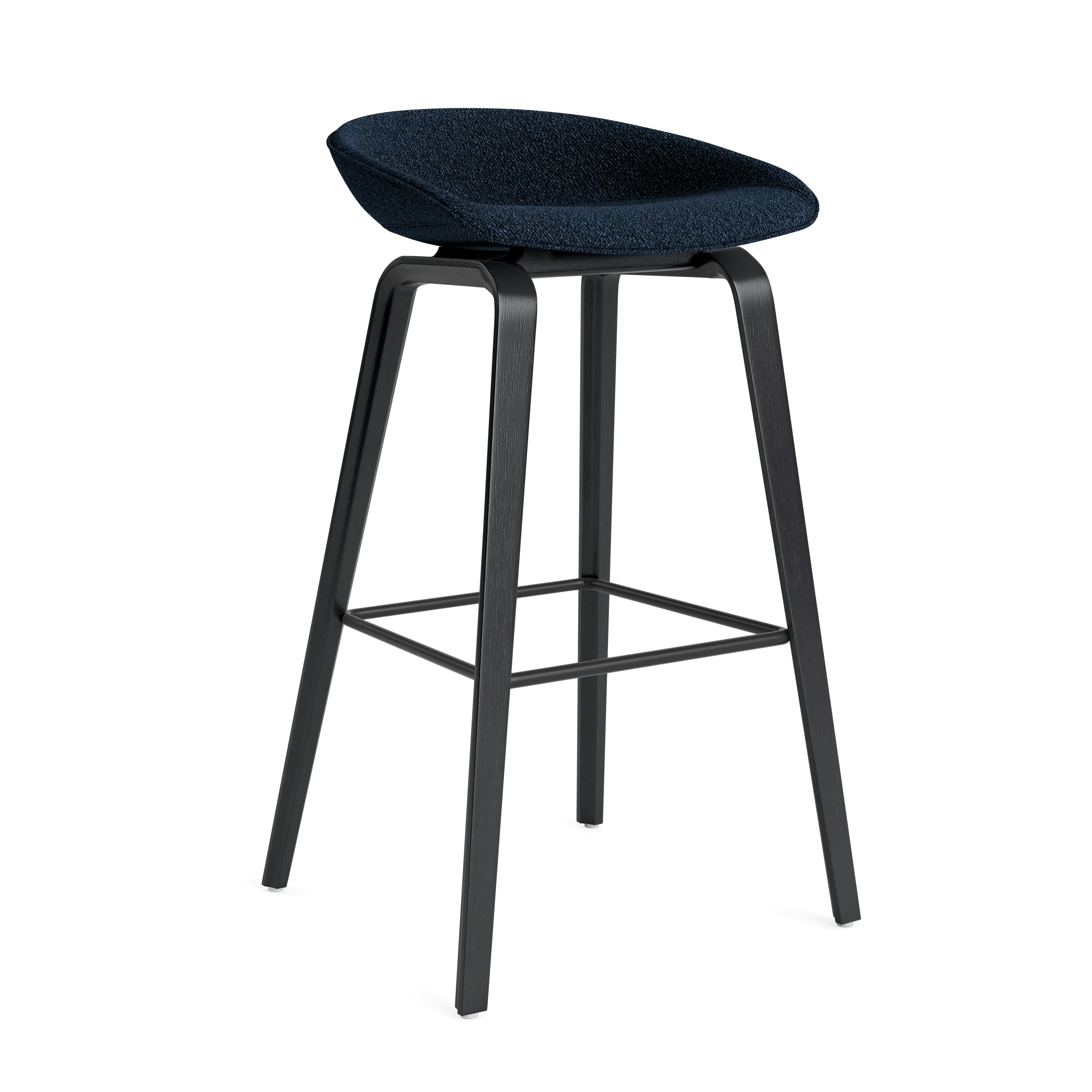 AAC 33 - Bar Height - Flamiber, J4 Dark Blue - Black Stained Oak