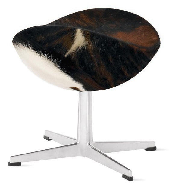 Egg Footstool, Leather