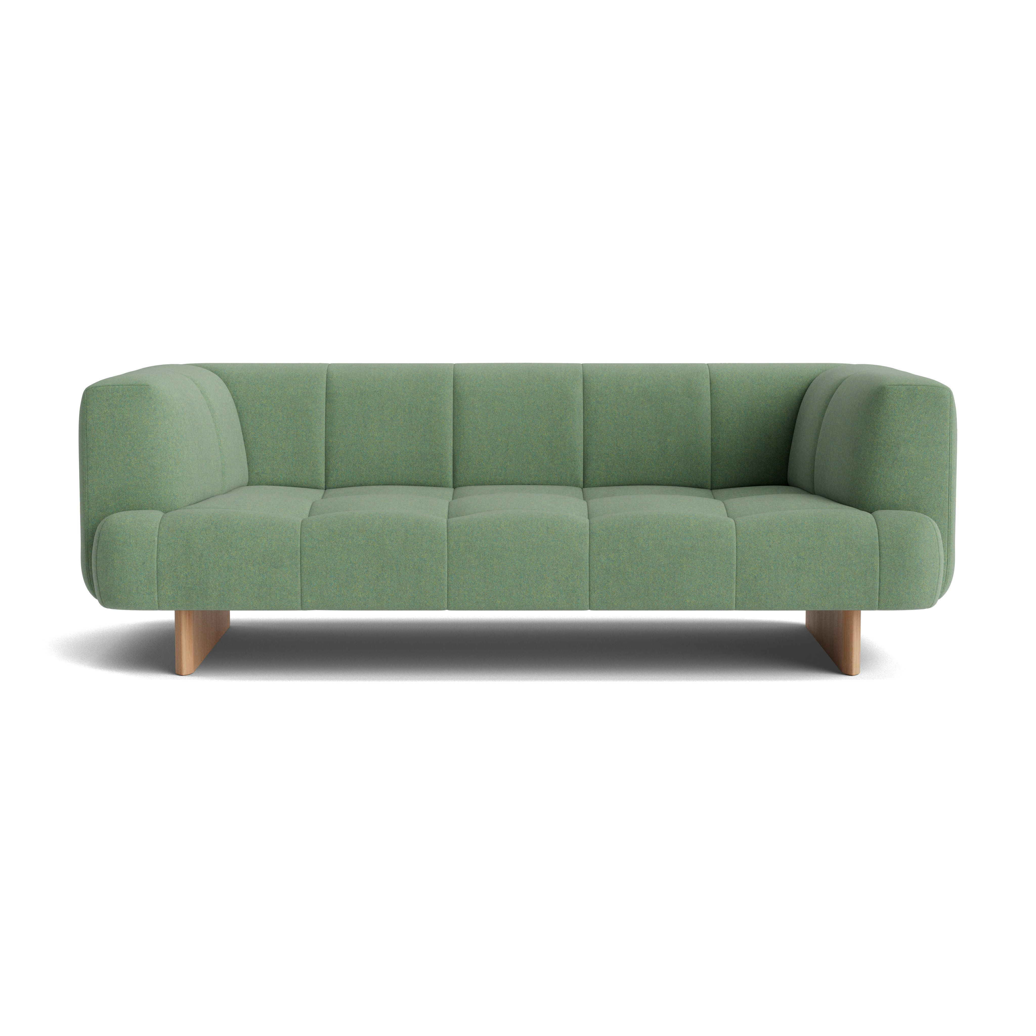Quilton Lift Sofa - 2-Seat Sofa, Beck, Botanist, Lacquered Oak