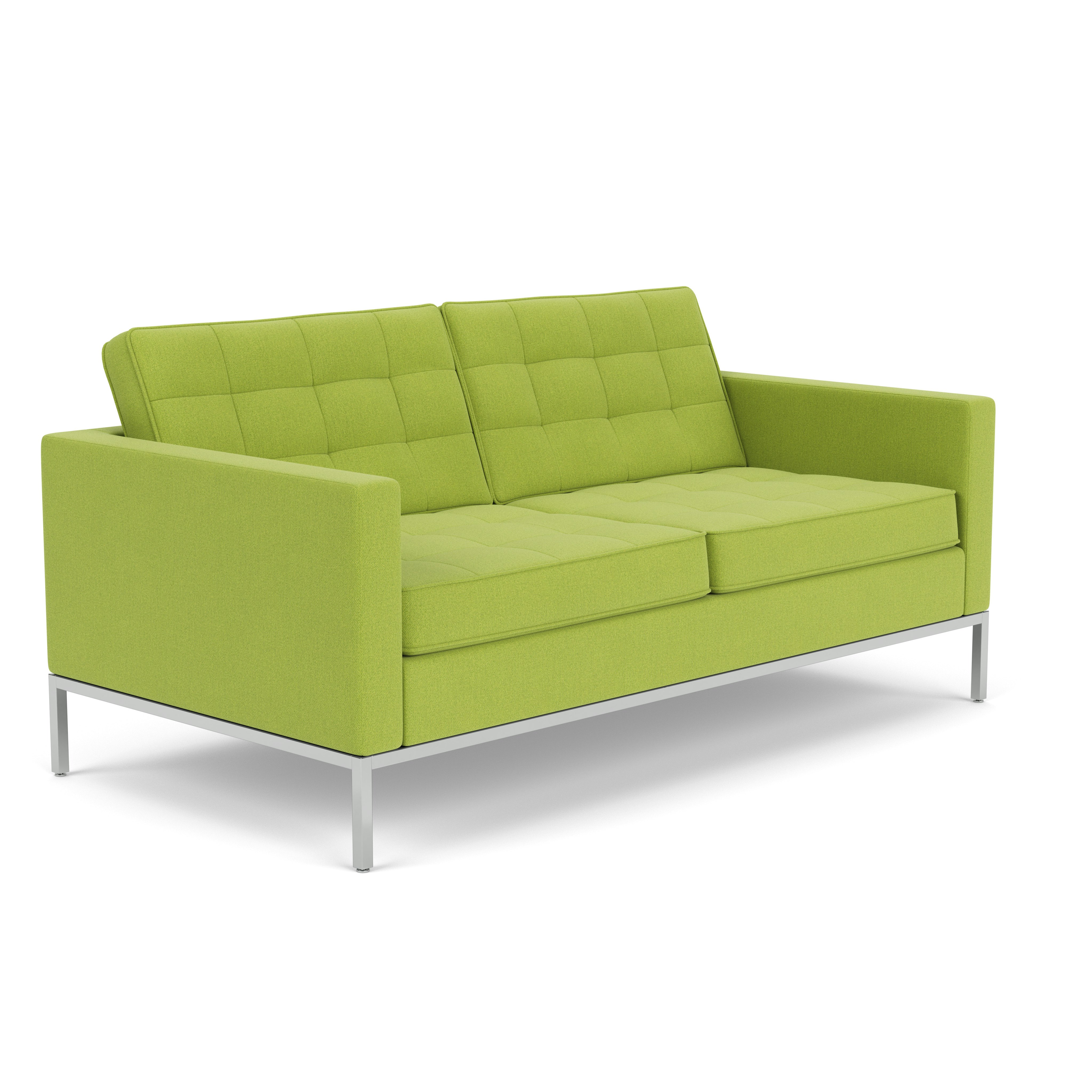Florence Knoll Sofa, 2 Seater Sofa, Hourglass, Spring
