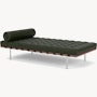 Barcelona Couch -  Standard,  Volo Leather,  Arbor Shade, Matching Straps