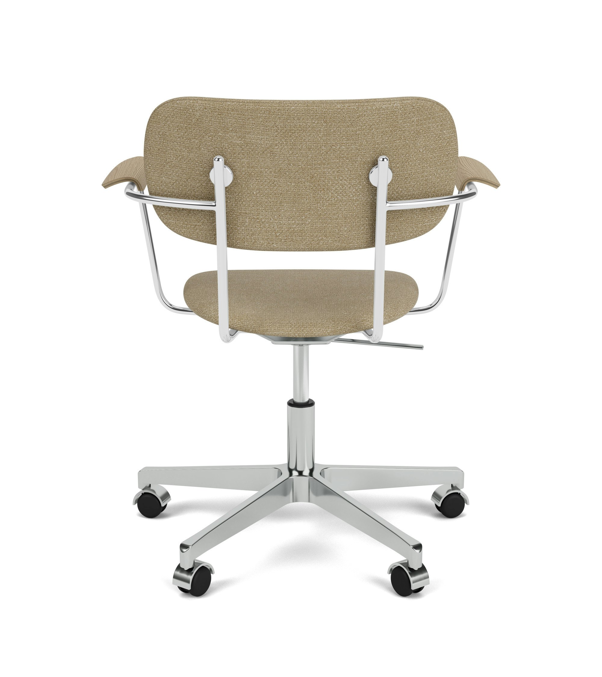 Co Veneer Task Chair in boucle and aluminum