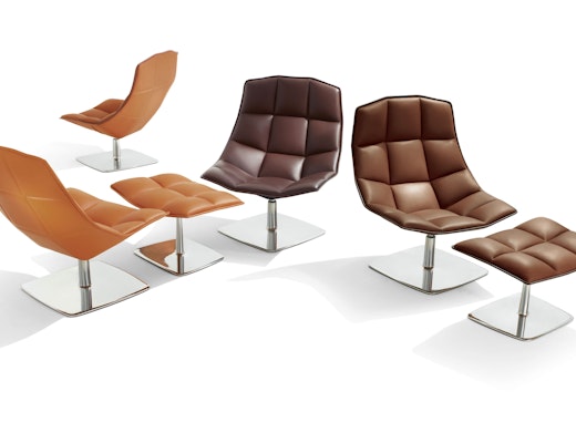 Jehs+Laub Lounge Chair and ottoman
