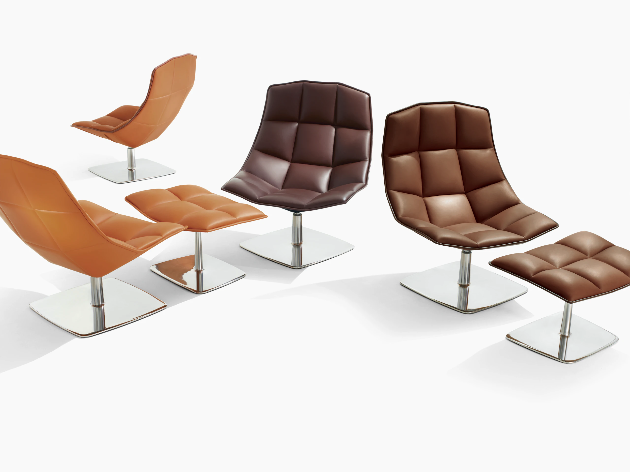 Jehs Laub Lounge Chair and ottoman